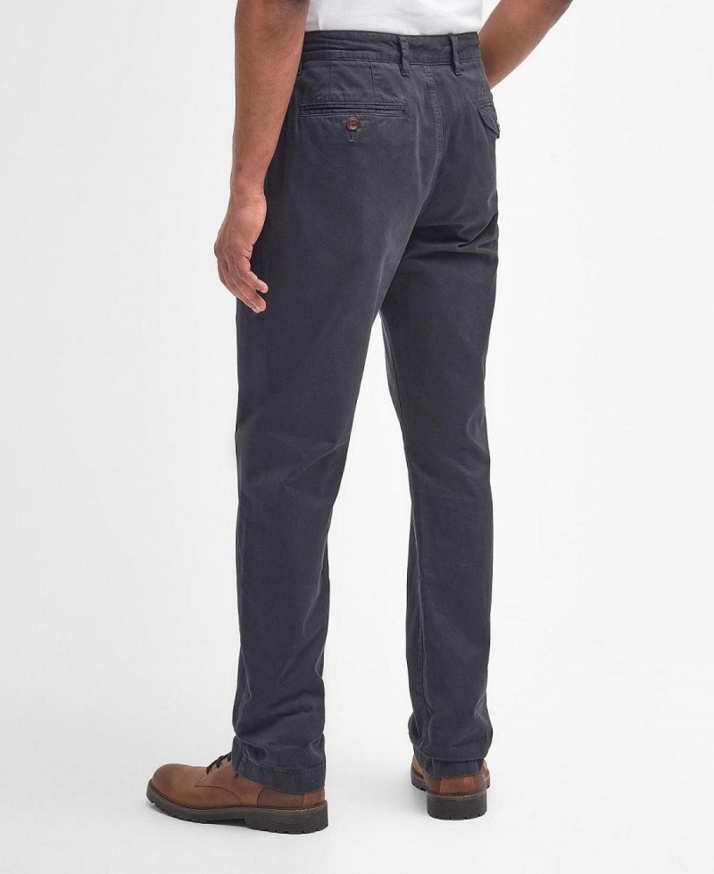 Pantalon Barbour Neuston Twill Chinos Homme Bleu Marine | France_BAR48937