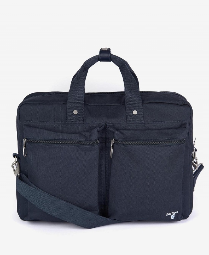 Sac Barbour Cascade Three-Way Laptop Bag Homme Bleu Marine | France_BAR94957