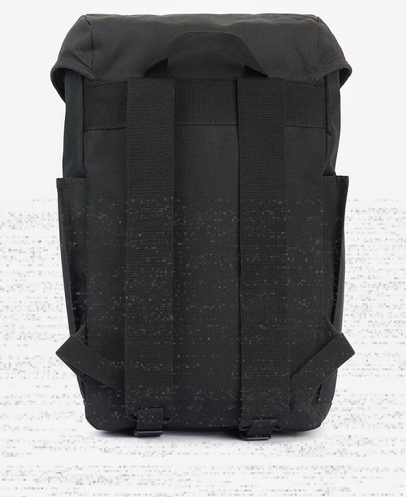 Sac Barbour Essential Wax Backpack Homme Noir | France_BAR67861