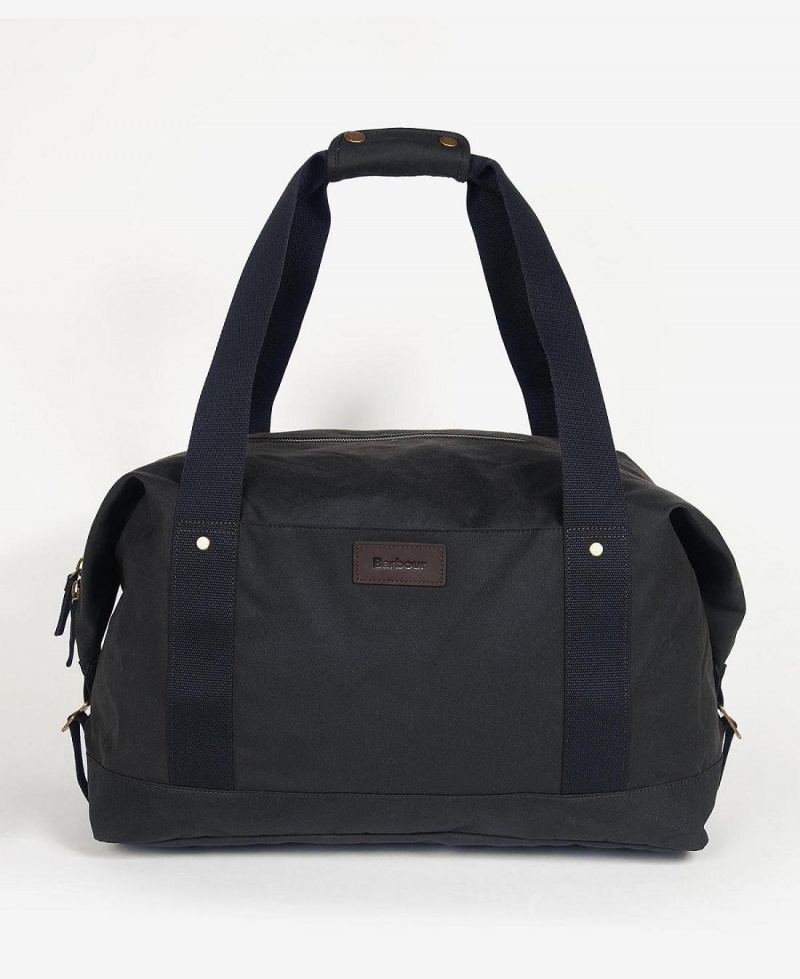 Sac Barbour Essential Wax Holdall Homme Bleu Marine | France_BAR40020