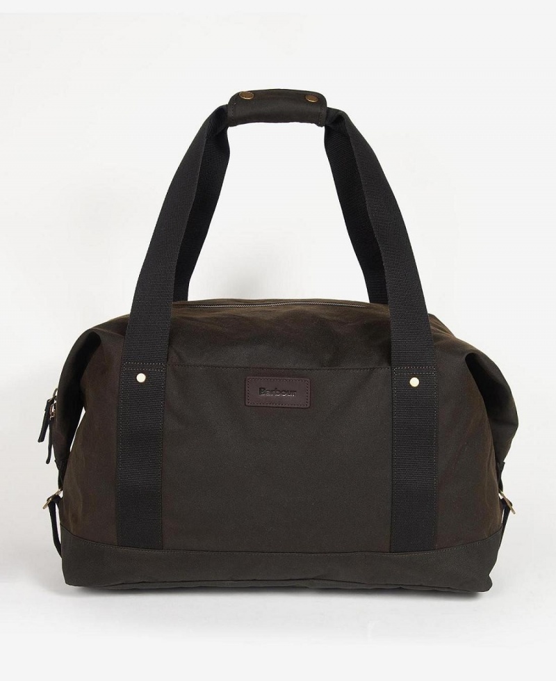 Sac Barbour Essential Wax Holdall Homme Vert Olive | France_BAR35546