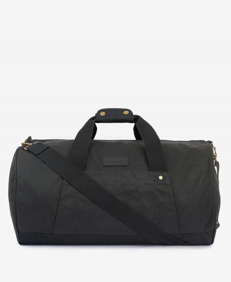 Sac Barbour Explorer Wax Duffle Bag Homme Noir | France_BAR92853