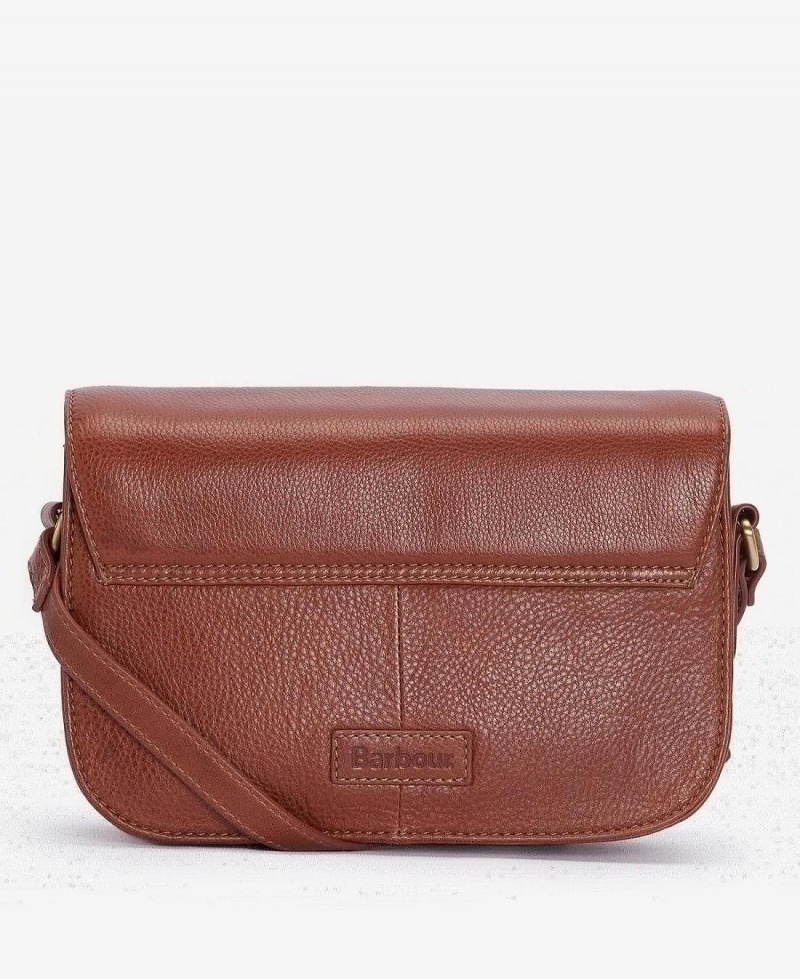 Sac Barbour Isla Cuir Cross Body Femme Marron | France_BAR14982