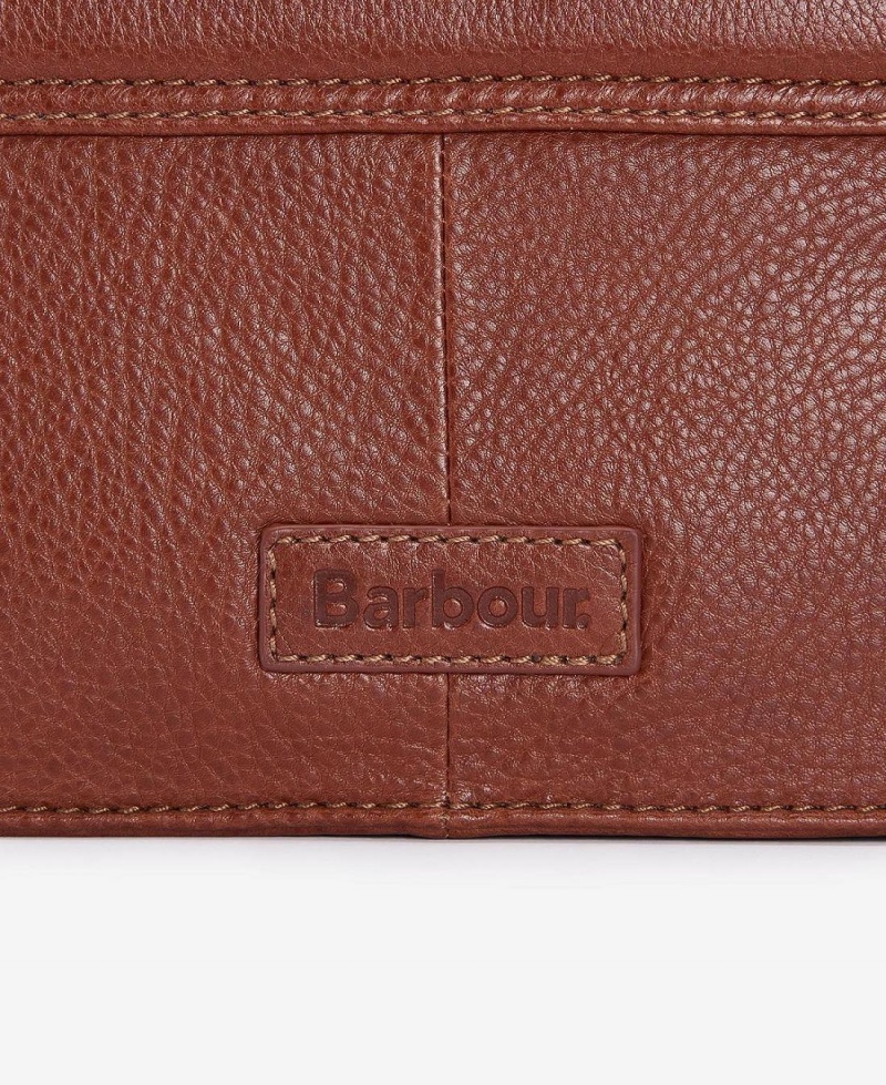 Sac Barbour Isla Cuir Cross Body Femme Marron | France_BAR14982