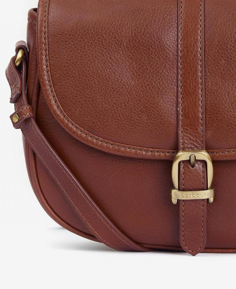 Sac Barbour Laire Medium Saddle Femme Marron | France_BAR24458