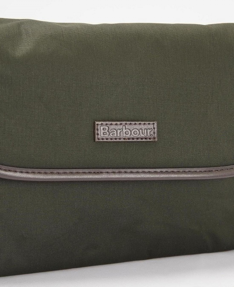 Sac Barbour Wax Hanging Washbag Homme Vert Olive | France_BAR71133