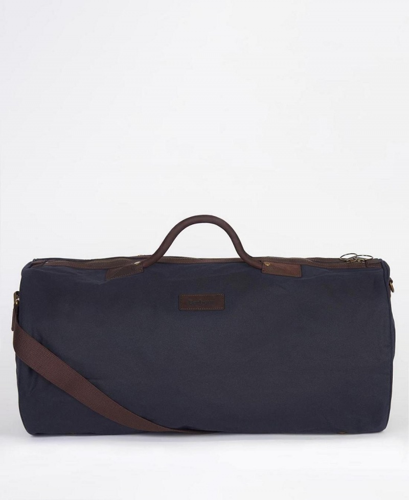 Sac Barbour Wax Holdall Homme Bleu Marine | France_BAR57850