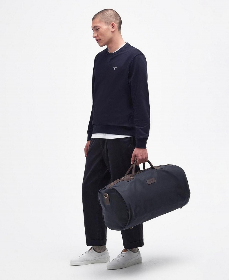 Sac Barbour Wax Holdall Homme Bleu Marine | France_BAR57850