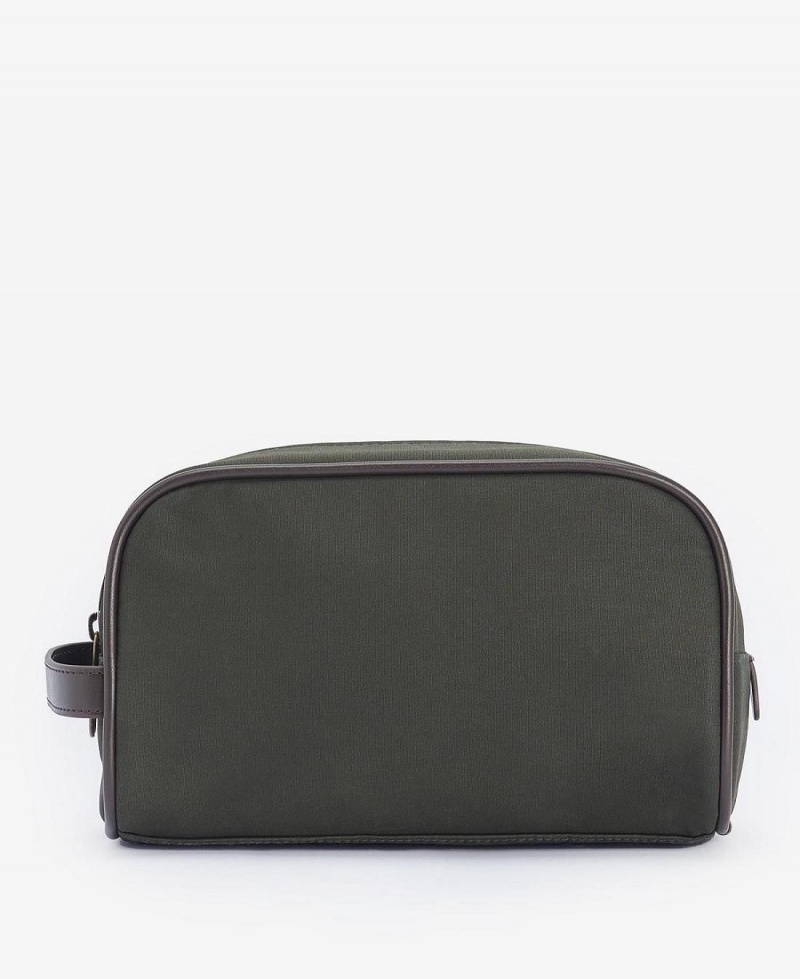 Sac Barbour Wax Washbag Homme Vert Olive | France_BAR80318