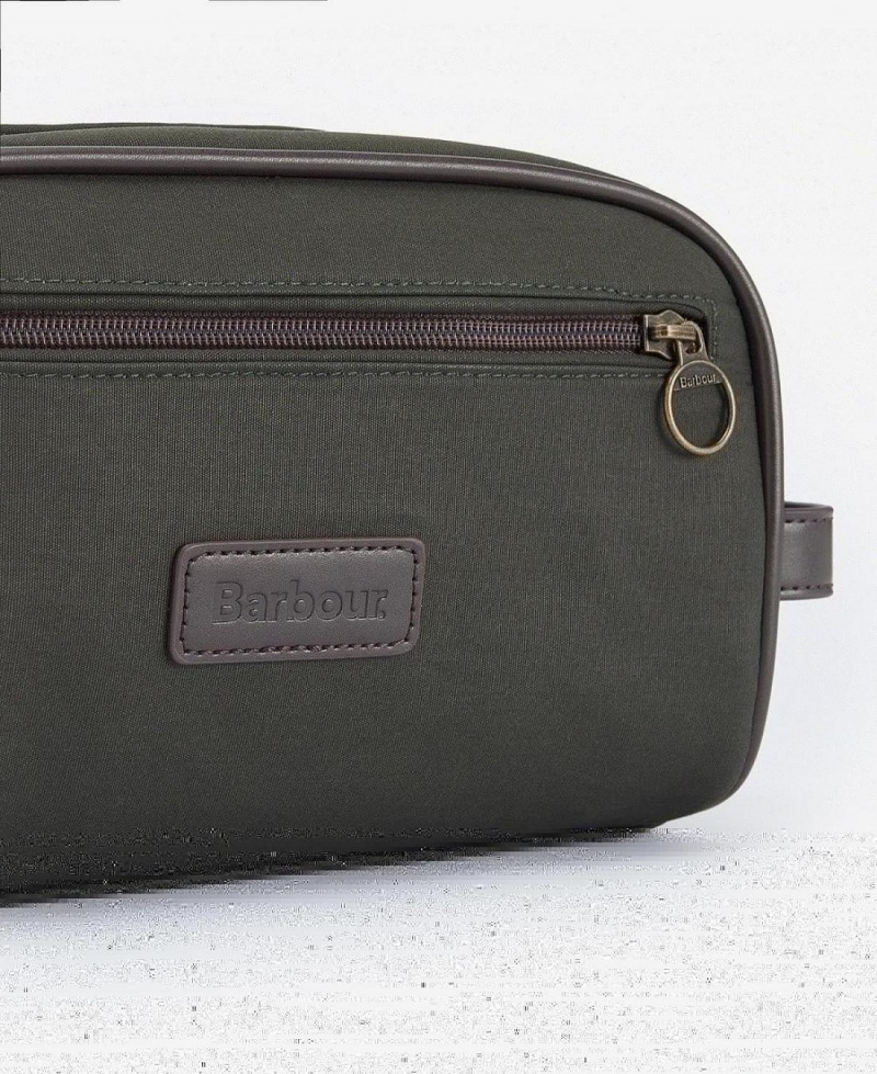 Sac Barbour Wax Washbag Homme Vert Olive | France_BAR80318