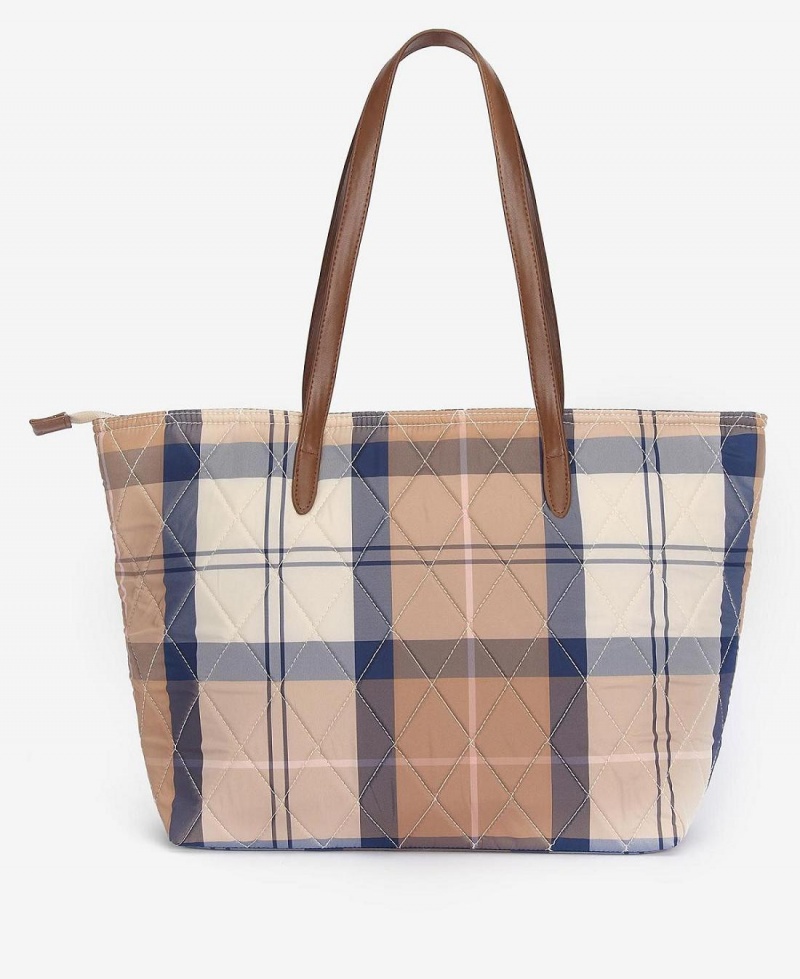 Sac Barbour Wetherham Matelassé Tartan Tote Femme Multicolore | France_BAR97843