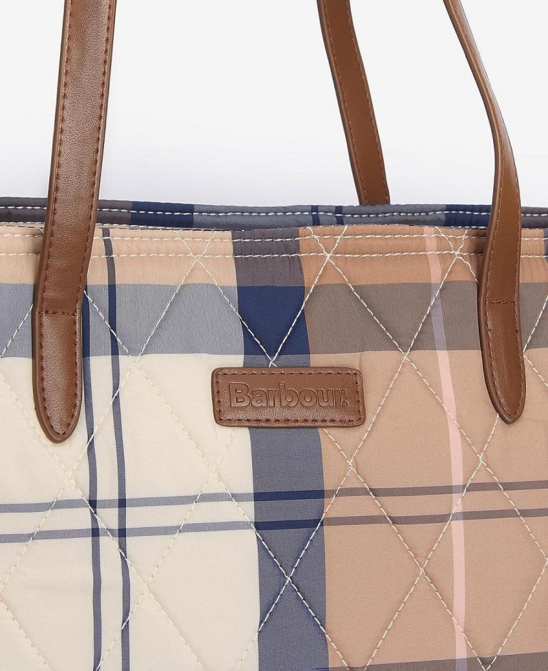 Sac Barbour Wetherham Matelassé Tartan Tote Femme Multicolore | France_BAR97843