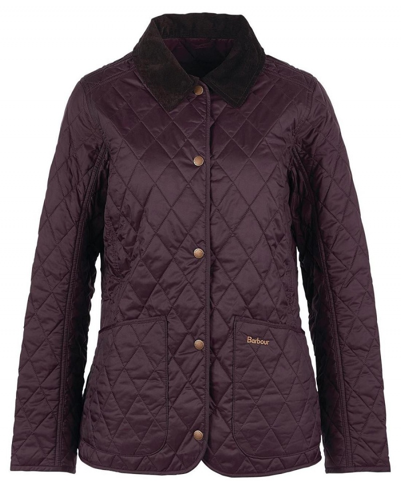 Vestes Barbour Annandale Matelassé Femme Rouge | France_BAR22593