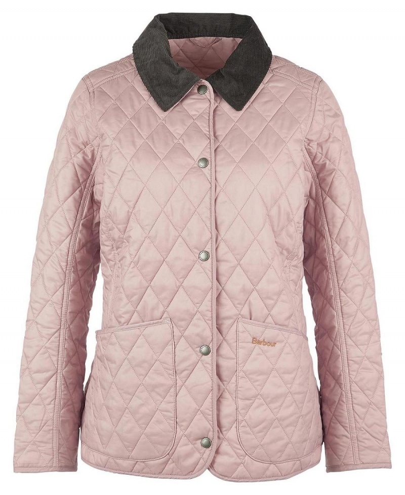 Vestes Barbour Annandale Matelassé Femme Rose | France_BAR22716