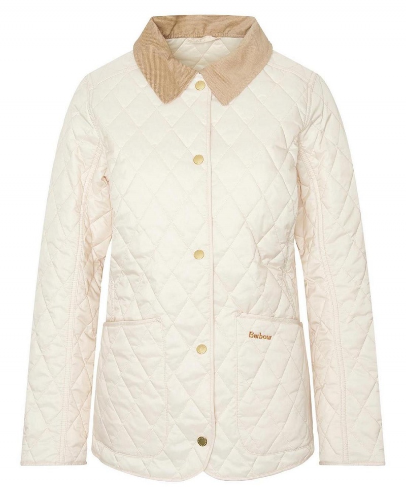 Vestes Barbour Annandale Matelassé Femme Blanche | France_BAR58865