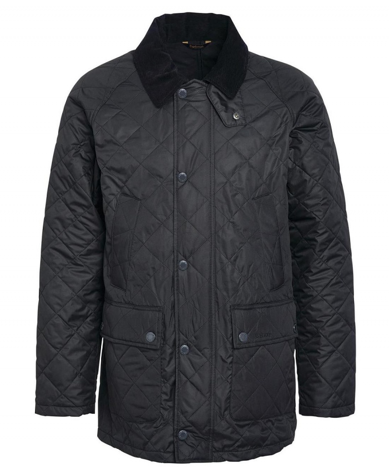 Vestes Barbour Ashby Polarquilt Homme Noir | France_BAR31720