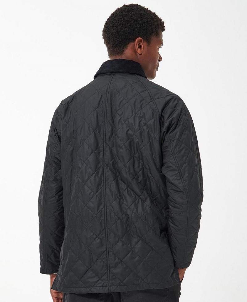 Vestes Barbour Ashby Polarquilt Homme Noir | France_BAR31720