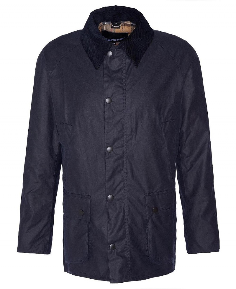 Vestes Barbour Ashby Waxed Homme Bleu Marine | France_BAR77777