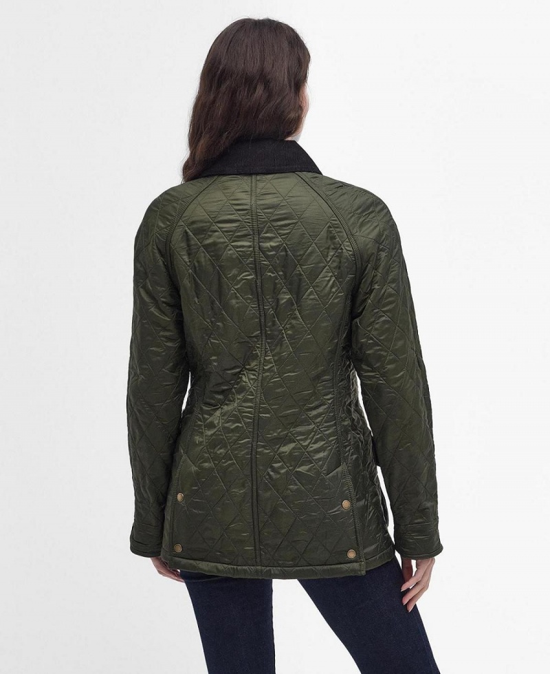 Vestes Barbour Beadnell Polarquilt Femme Vert | France_BAR62616