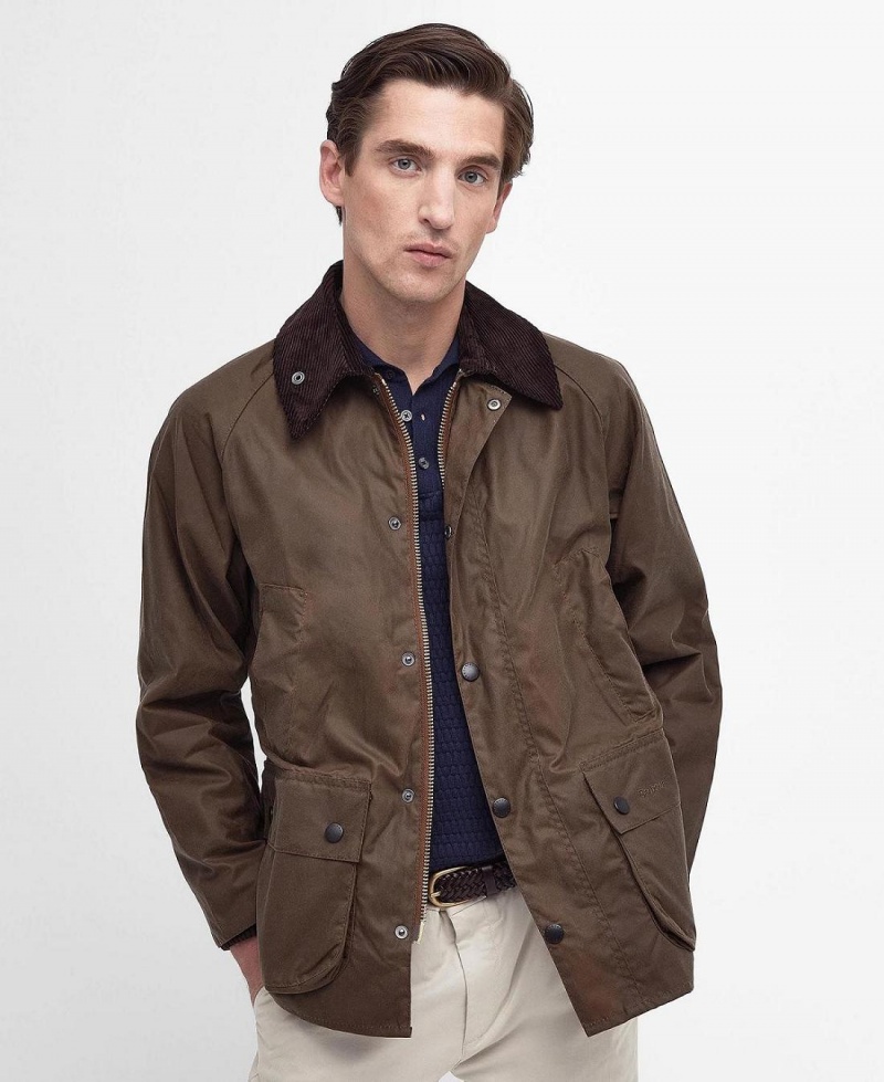 Vestes Barbour Bedale® Waxed Homme Marron | France_BAR82543