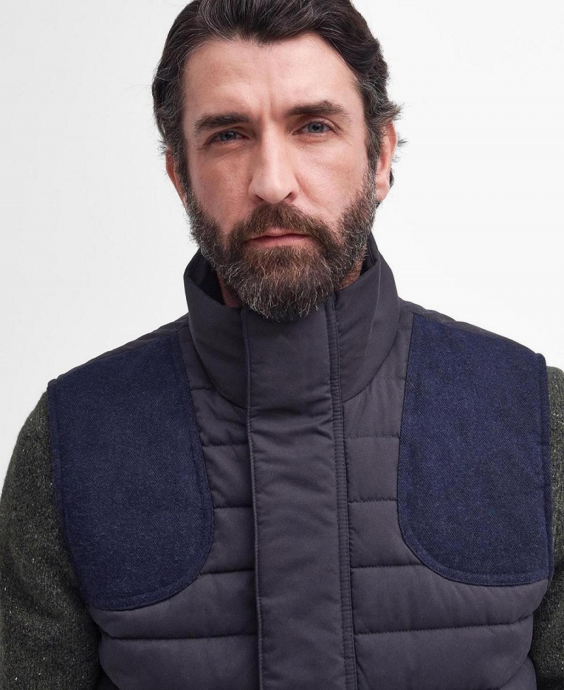 Vestes Barbour Bradford Gilet Homme Bleu | France_BAR26737