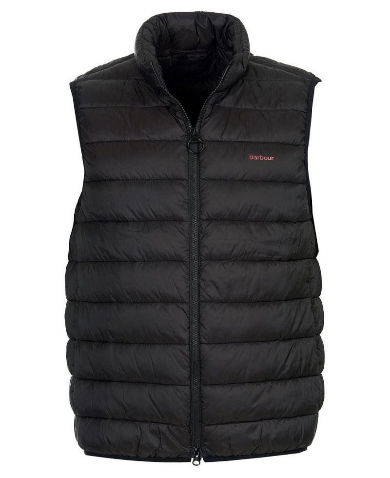 Vestes Barbour Bretby Gilet Homme Noir | France_BAR59353