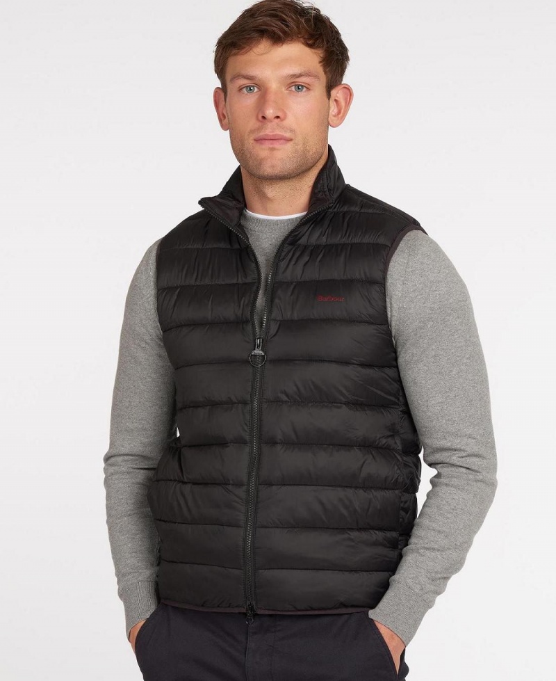 Vestes Barbour Bretby Gilet Homme Noir | France_BAR59353