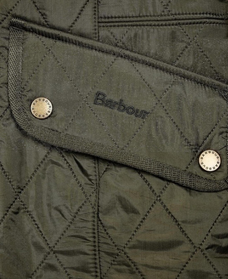 Vestes Barbour Cavalry Gilet Femme Vert | France_BAR38323