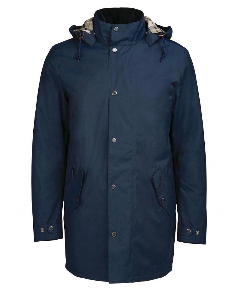 Vestes Barbour Chelsea Mac Homme Bleu Marine | France_BAR44134