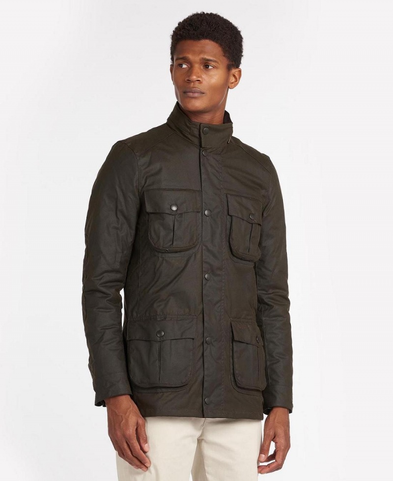 Vestes Barbour Corbridge Wax Homme Vert Olive | France_BAR40204