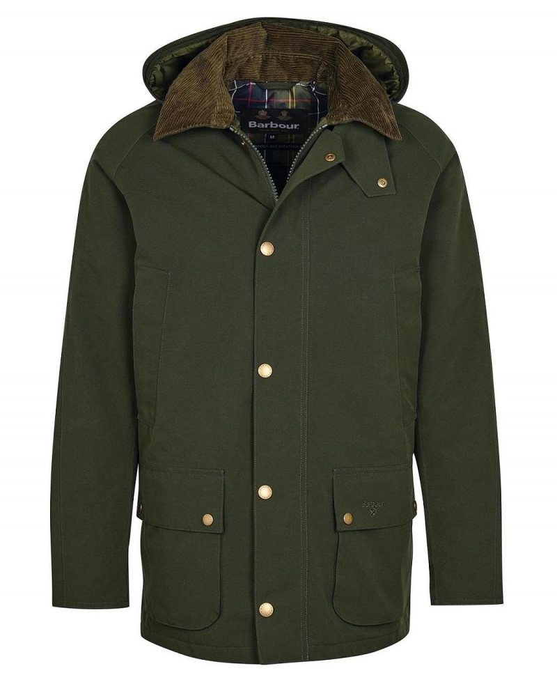 Vestes Barbour D'hiver Ashby Imperméables Homme Vert | France_BAR25420