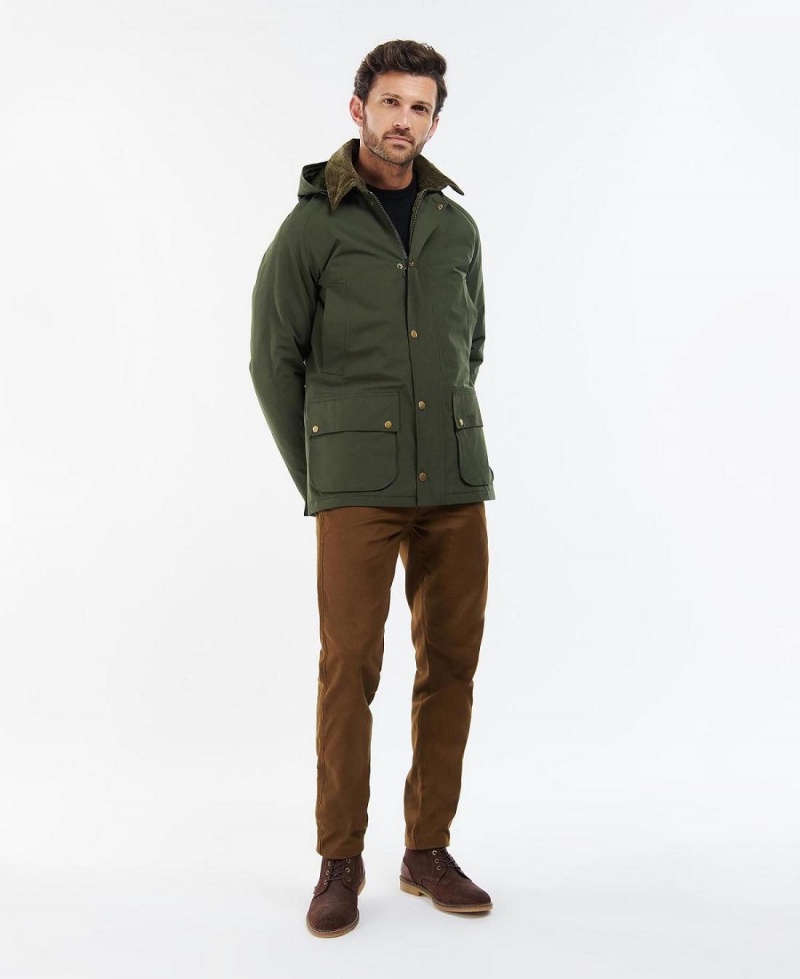 Vestes Barbour D'hiver Ashby Imperméables Homme Vert | France_BAR25420