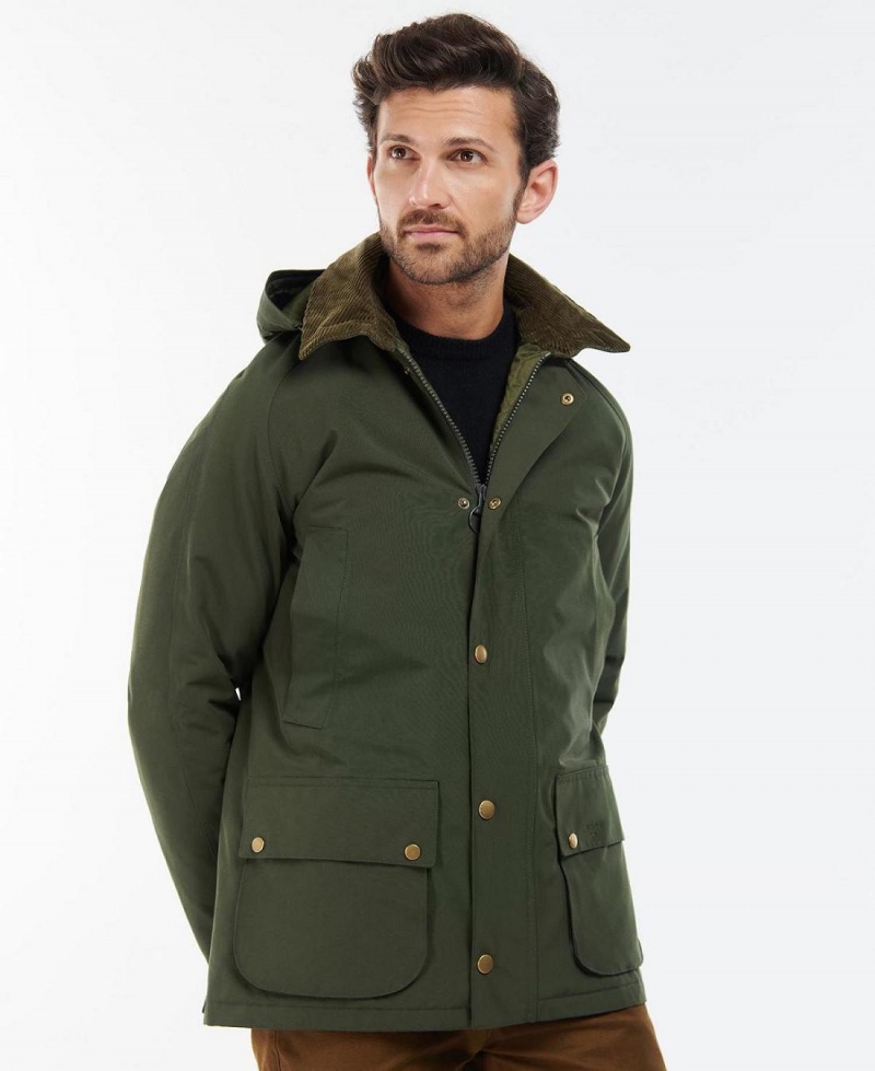 Vestes Barbour D'hiver Ashby Imperméables Homme Vert | France_BAR25420