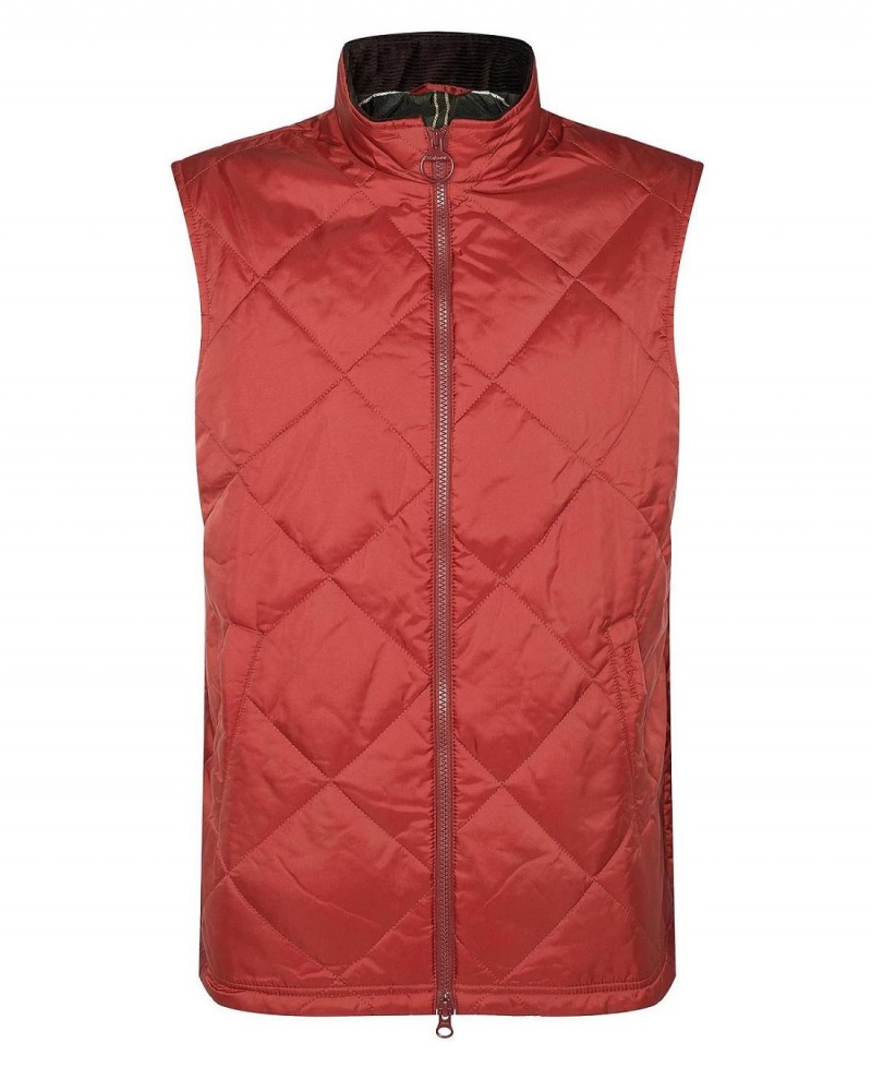 Vestes Barbour Finn Gilet Homme Rouge | France_BAR74678