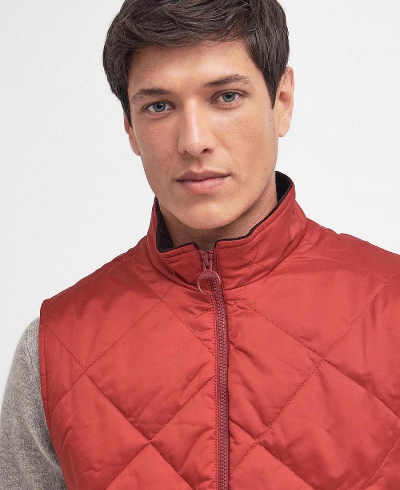 Vestes Barbour Finn Gilet Homme Rouge | France_BAR74678