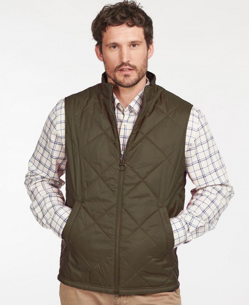 Vestes Barbour Finn Gilet Homme Vert | France_BAR39738