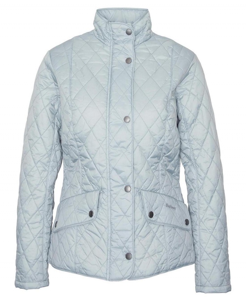 Vestes Barbour Flyweight Cavalry Matelassé Femme Bleu | France_BAR15133