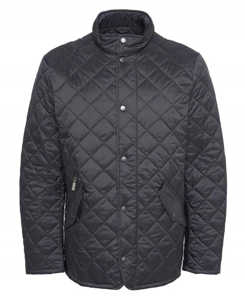 Vestes Barbour Flyweight Chelsea Matelassé Homme Noir | France_BAR95966