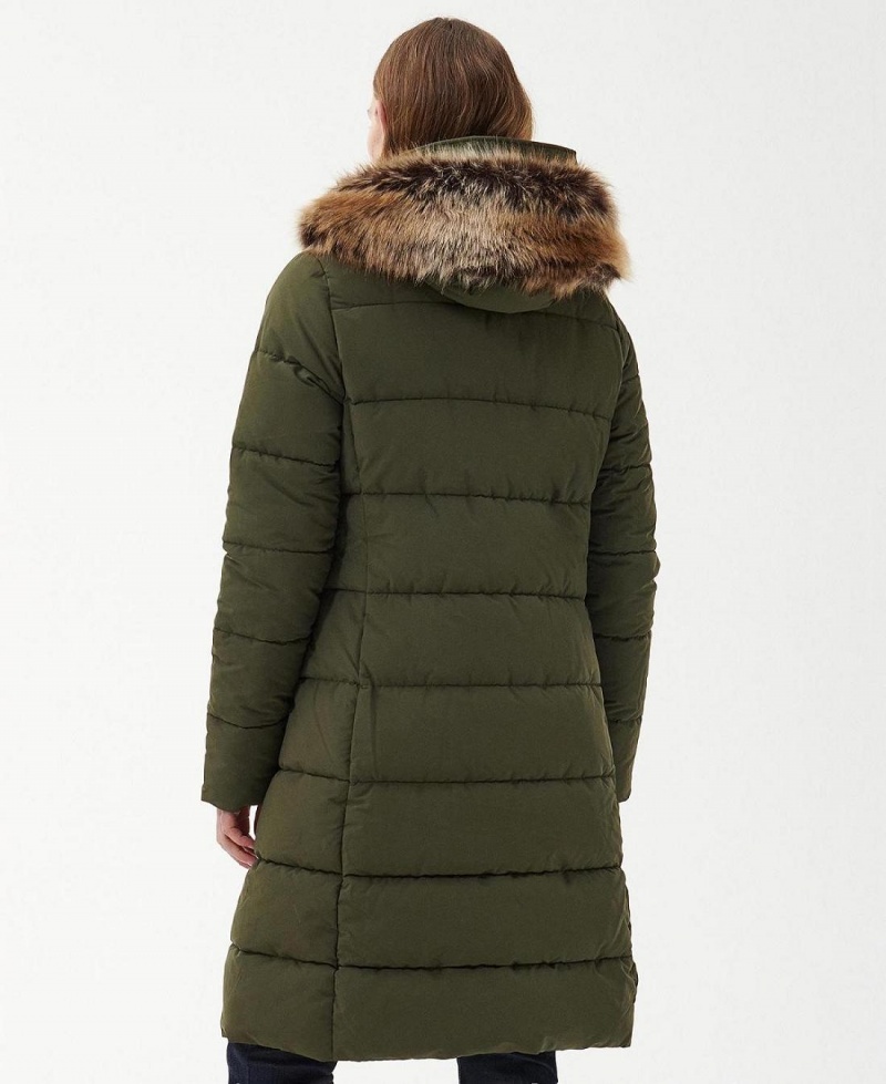 Vestes Barbour Grayling Matelassé Femme Vert | France_BAR70051