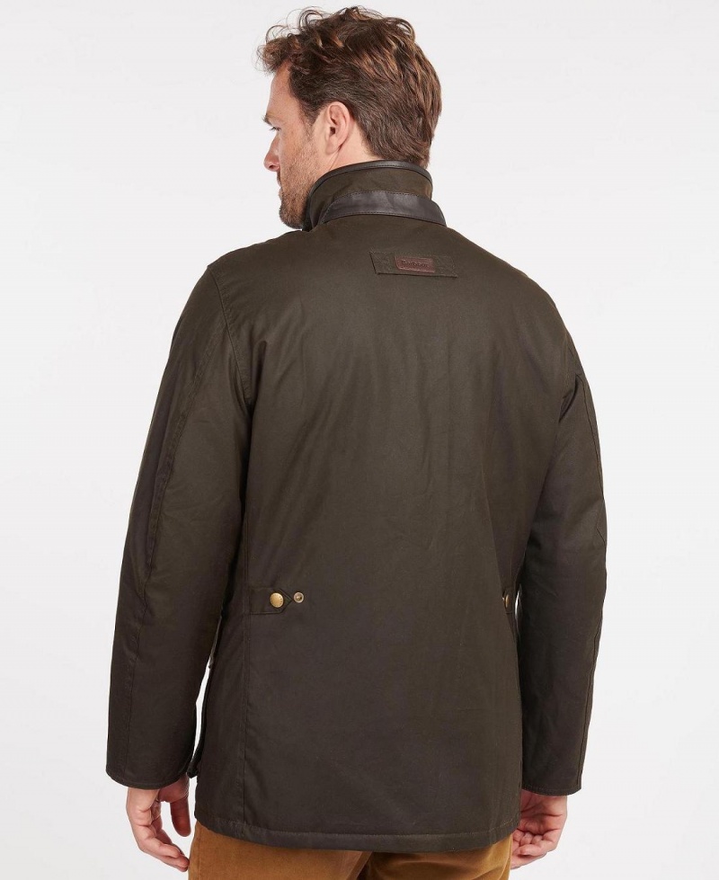 Vestes Barbour Hereford Wax Homme Vert | France_BAR56403