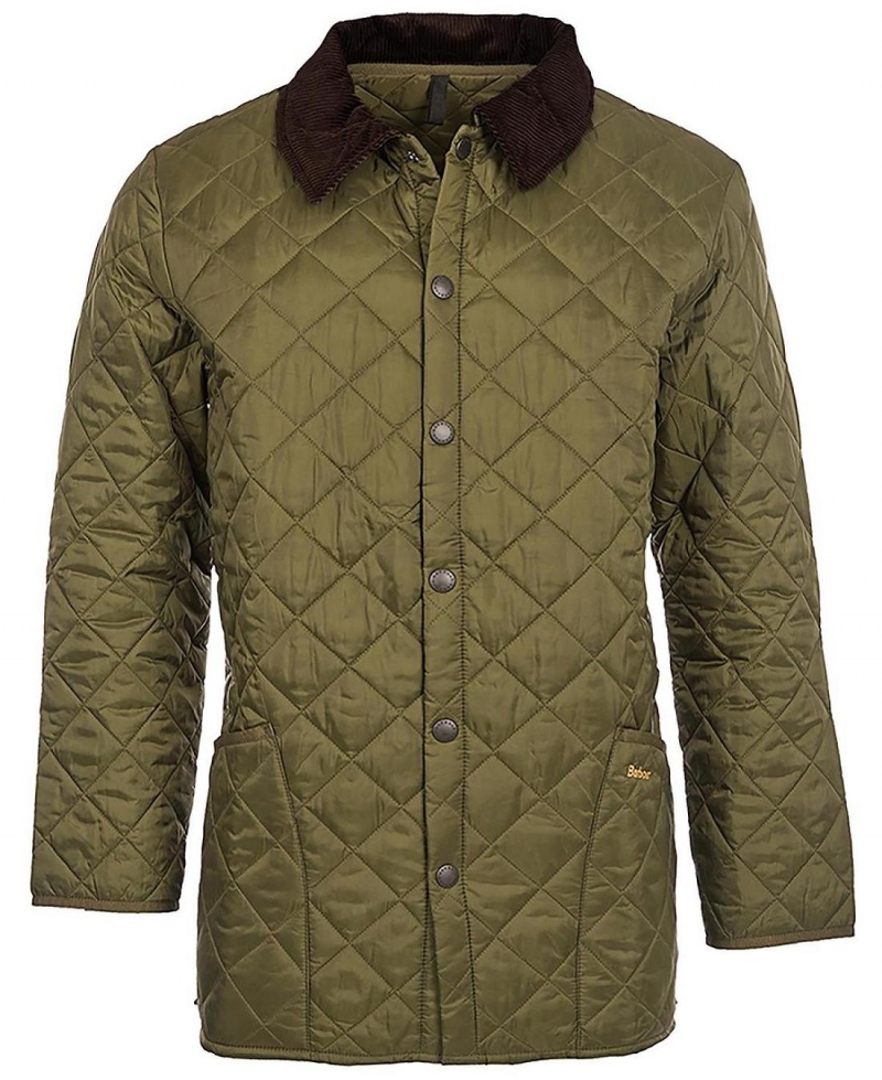 Vestes Barbour Liddesdale® Matelassé Homme Vert Olive | France_BAR95987