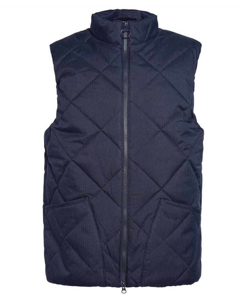 Vestes Barbour Lindale Gilet Homme Bleu Marine | France_BAR57463