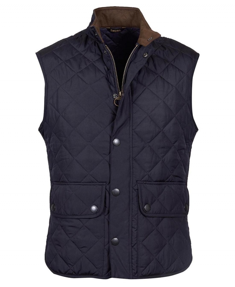 Vestes Barbour Lowerdale Gilet Homme Bleu Marine | France_BAR64639