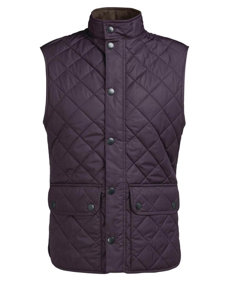 Vestes Barbour Lowerdale Gilet Homme Violette | France_BAR21515