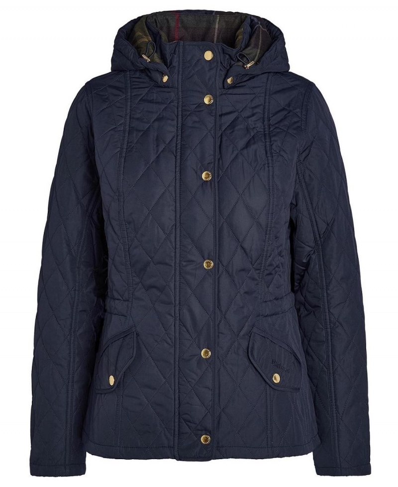 Vestes Barbour Millfire Matelassé Femme Bleu Marine | France_BAR70488