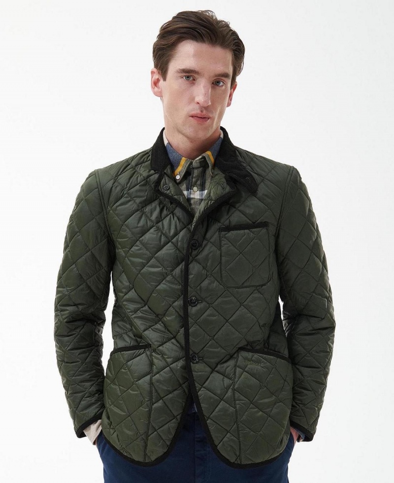 Vestes Barbour Modern Liddesdale Matelassé Homme Vert | France_BAR59306