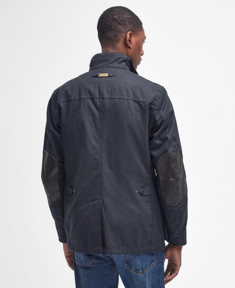 Vestes Barbour Ogston Wax Homme Bleu Marine | France_BAR32038