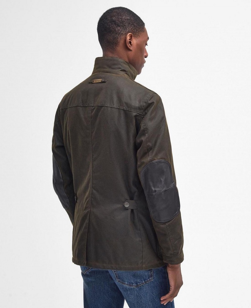 Vestes Barbour Ogston Wax Homme Vert Olive | France_BAR81348