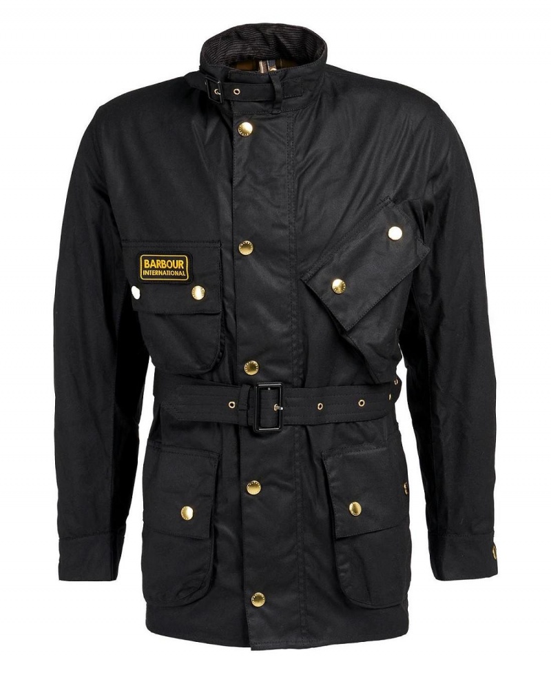 Vestes Barbour Original Waxed Homme Noir | France_BAR77236