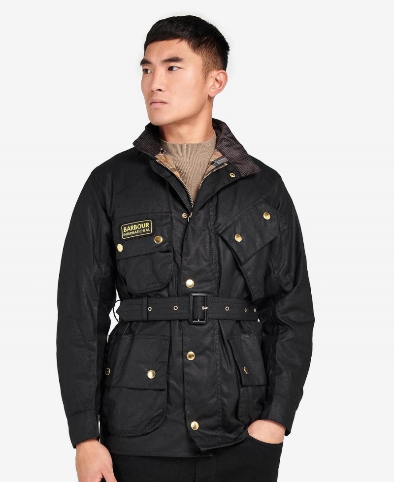 Vestes Barbour Original Waxed Homme Noir | France_BAR77236